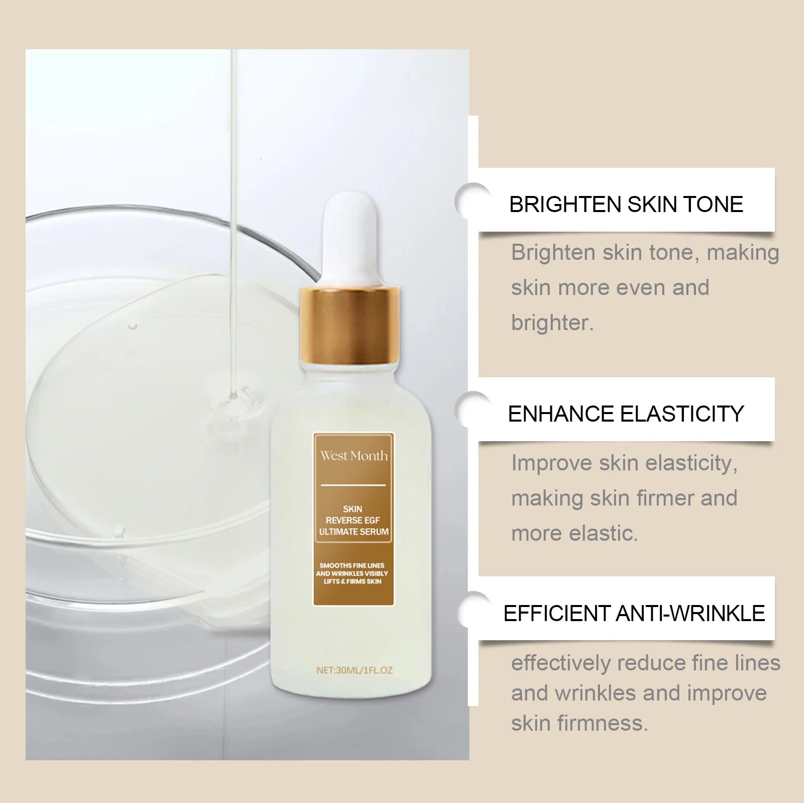 Glycerin Serum Moisturizing Hydrating Anti-wr-inkles Reduce Fine Zpaxo