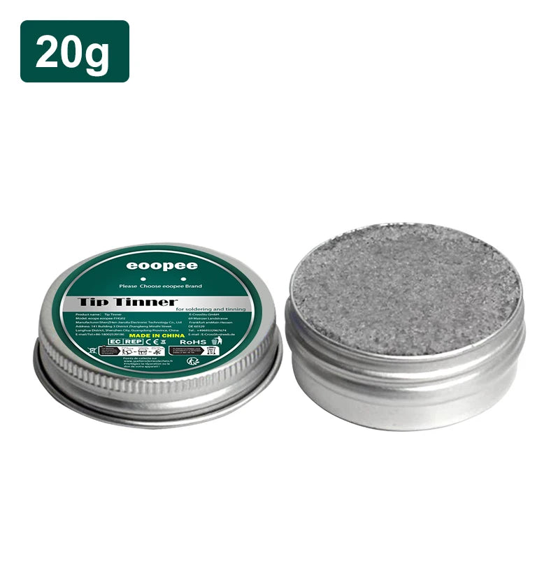 Eoopee Soldering Iron Tip Refresher Non-stick Tin Solder Cream Clean