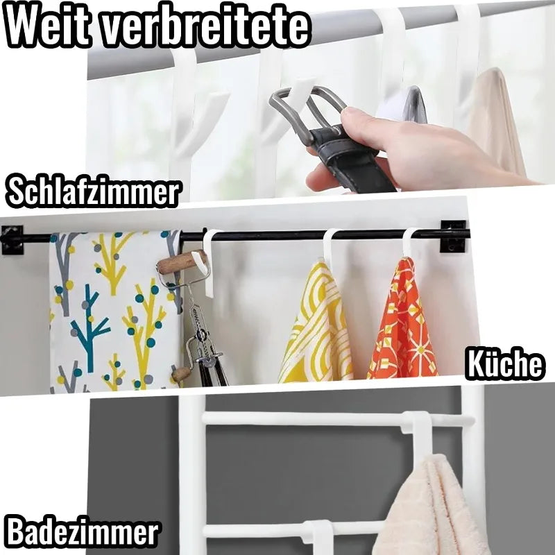 Bathroom Shower Towel Holder Hanger Heated Radiator Rail Hooks Clips Storage Racks Clothes Scarf Hanger Hooks Bathroom Organizer Zpaxo