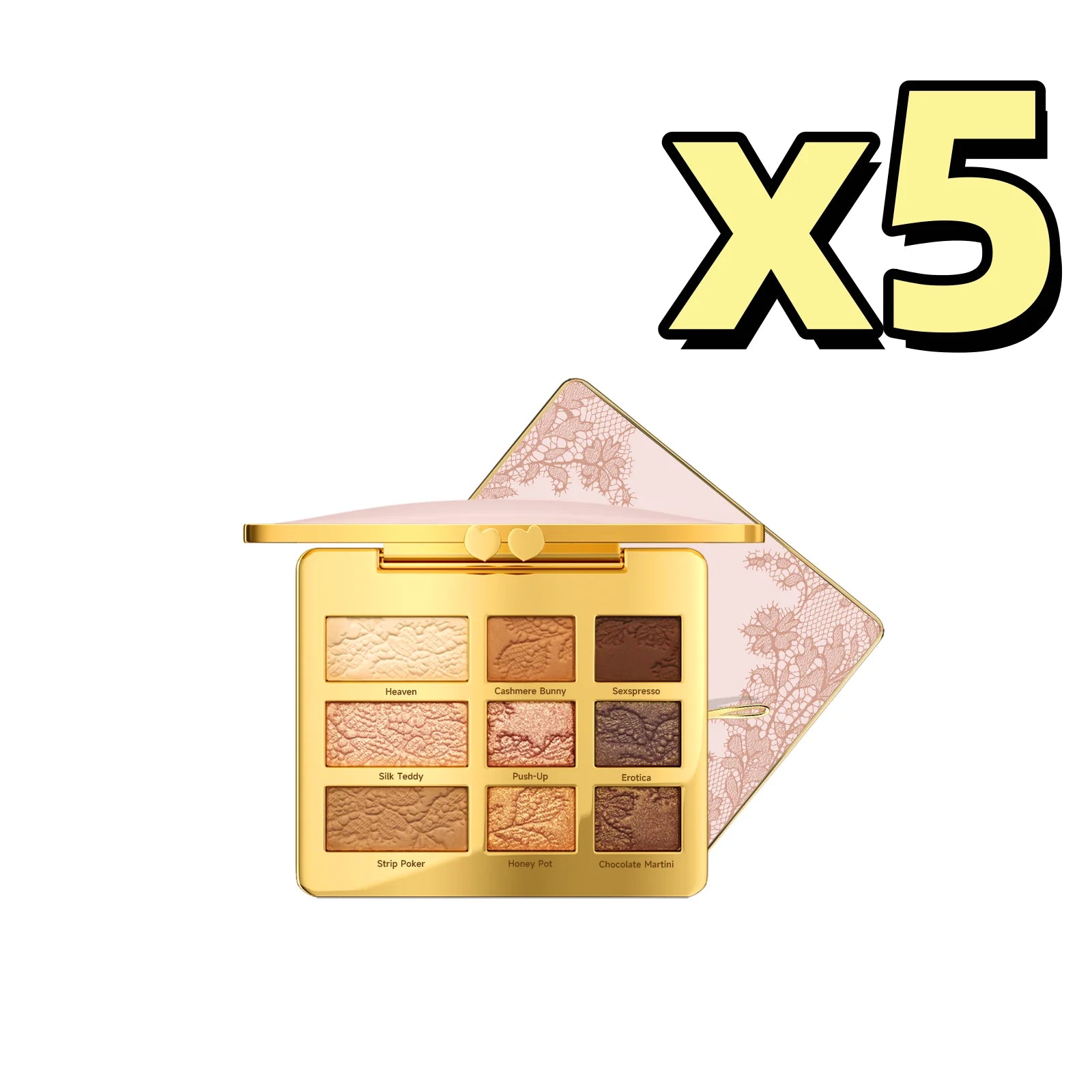9 Color Eyeshadow Palette – Blendable, Waterproof & Long-Lasting Eyeshadow Palette Zpaxo 12g Boxed X 5PCS