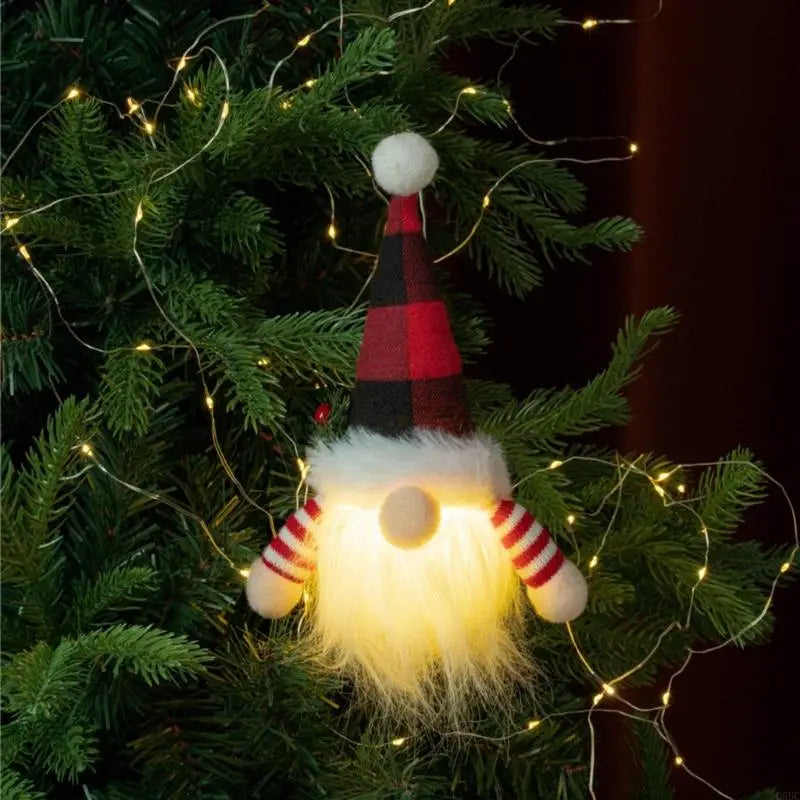 Illuminated Christmas Themed Plush Santa Snowman Deer Toy Easy