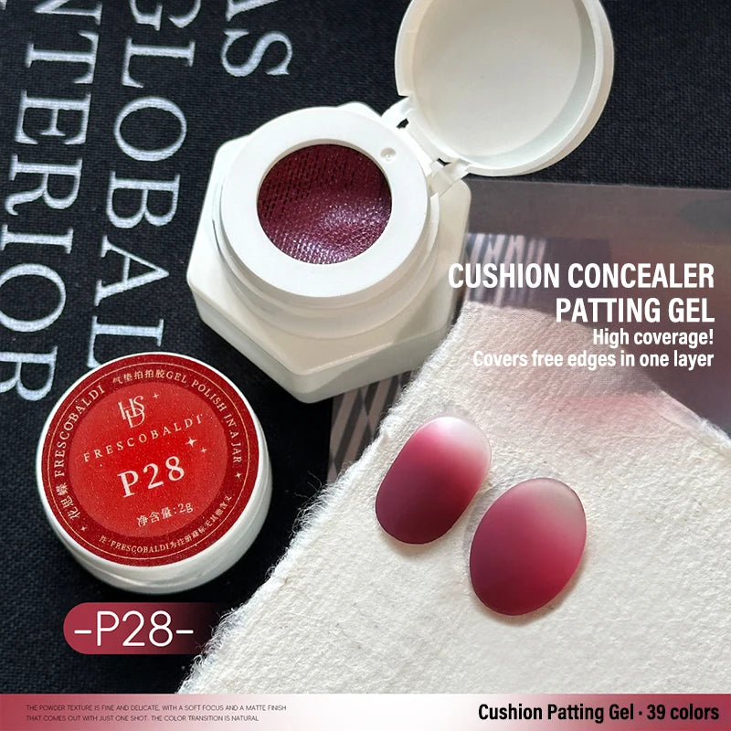 39 Colors Cushion Ombre Painting Nail Gel No Wipe Highly Saturated Gradient Patting Gel Nail Polish Ombre Blush UV Nail Polish Zpaxo 28