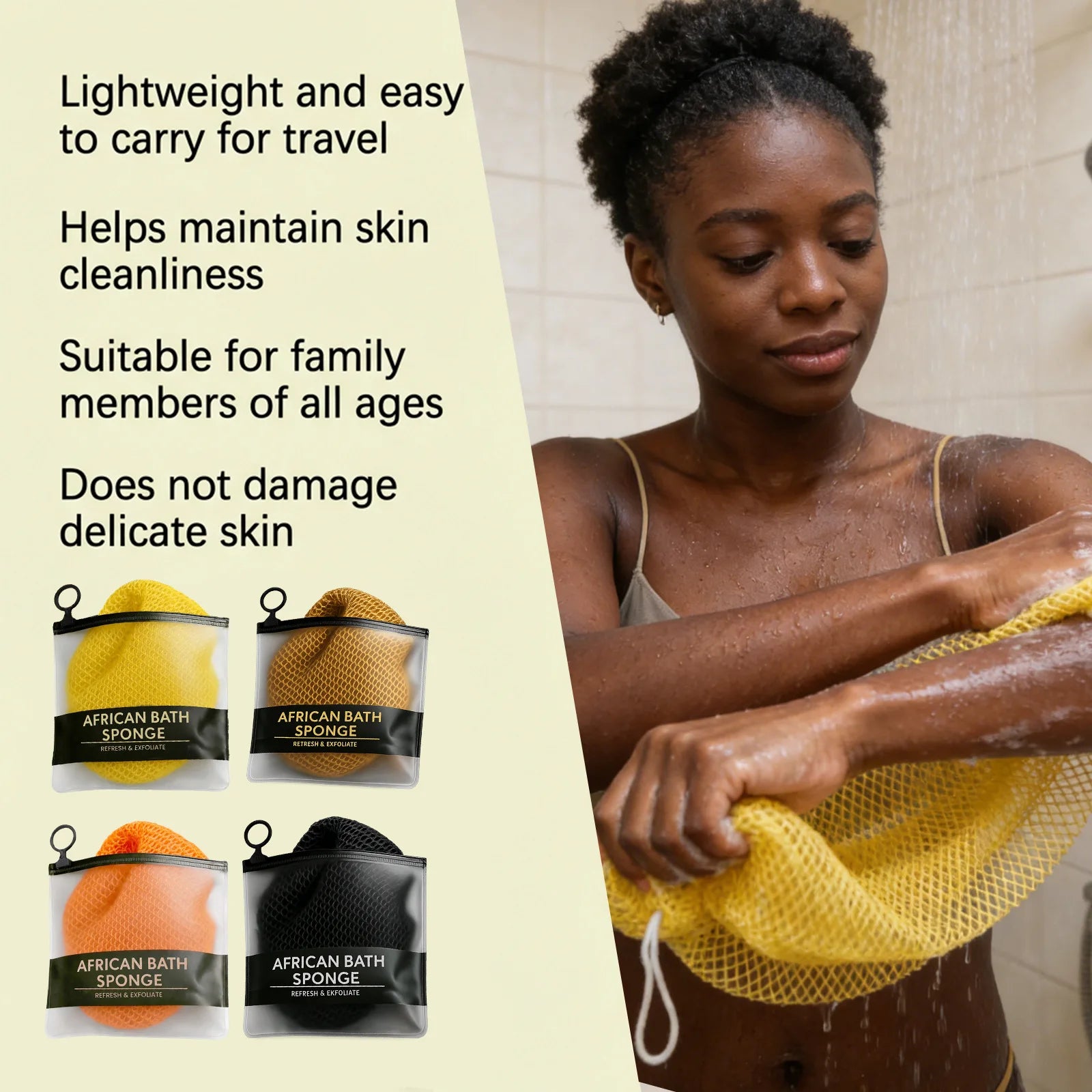 Exfoliating Back Scrub Bath Towel – Remove Dead Skin | Zpaxo Exfoliating Bath Towel Zpaxo