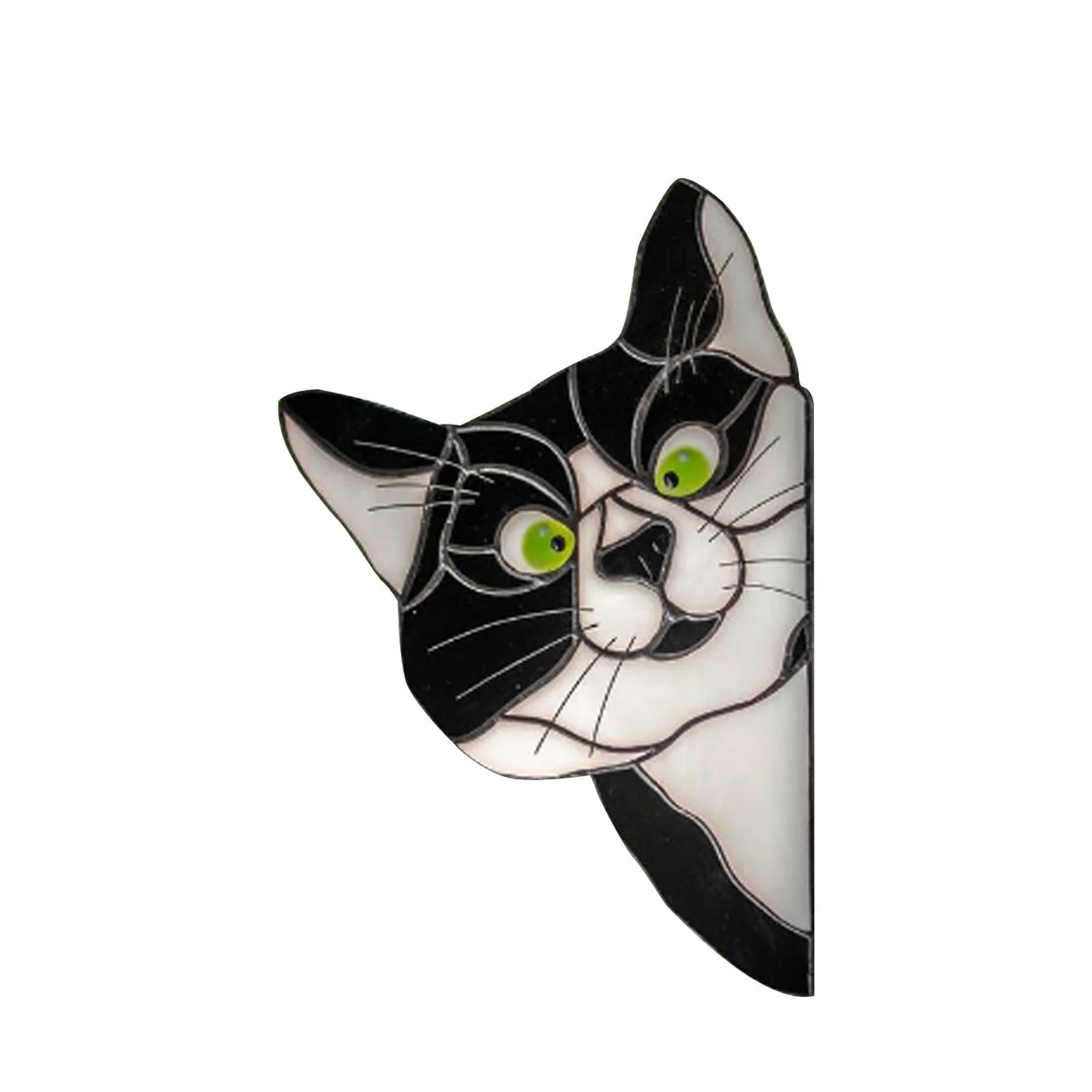 Waterproof Moisture-proof Glass Film Cat Peeping Design Self-adhesive