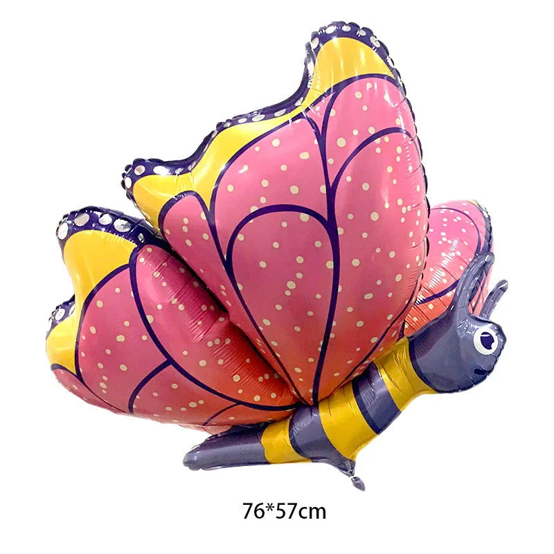 Large Butterfly Aluminum Foil Balloons Helium Air Globos Birthday Zpaxo YELLOW Other