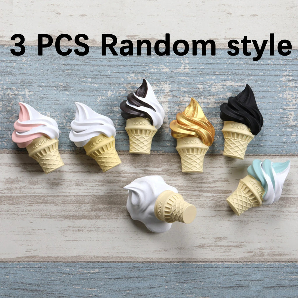 Ice Cream Fridge Magnets – Cute Cartoon Kitchen & Whiteboard