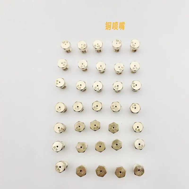 5-Pack LPG Brass Nozzle Jets – Gas Stove Burner Conversion Kit
