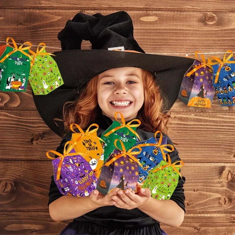 Mini House Halloween Candy Box Novelty Party Favor Supports Boxes