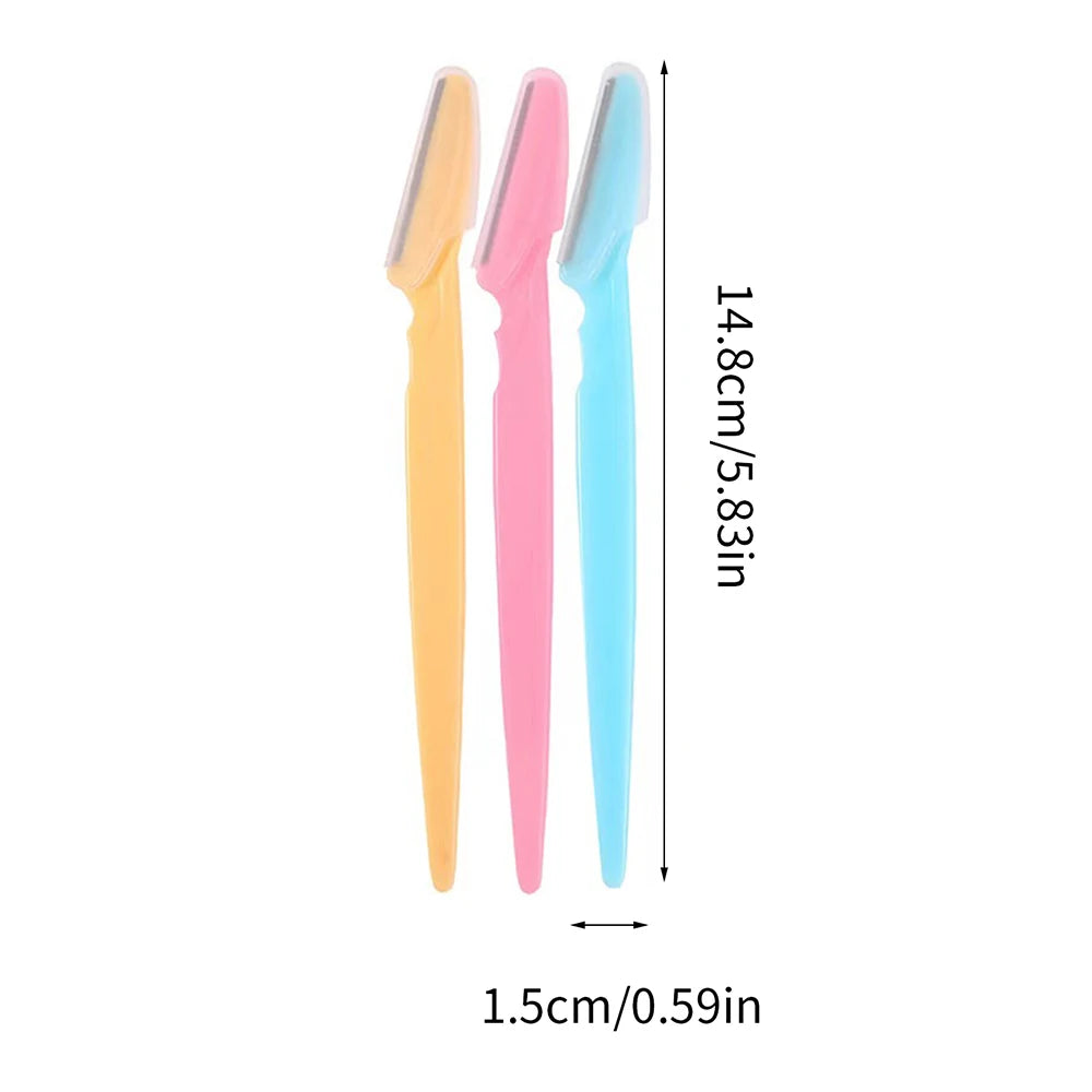 3/6/12Pcs Eyebrow Razor Multipurpose Facial Trimmer Hair Remover Eyebrow Shaper for Women and Men Zpaxo