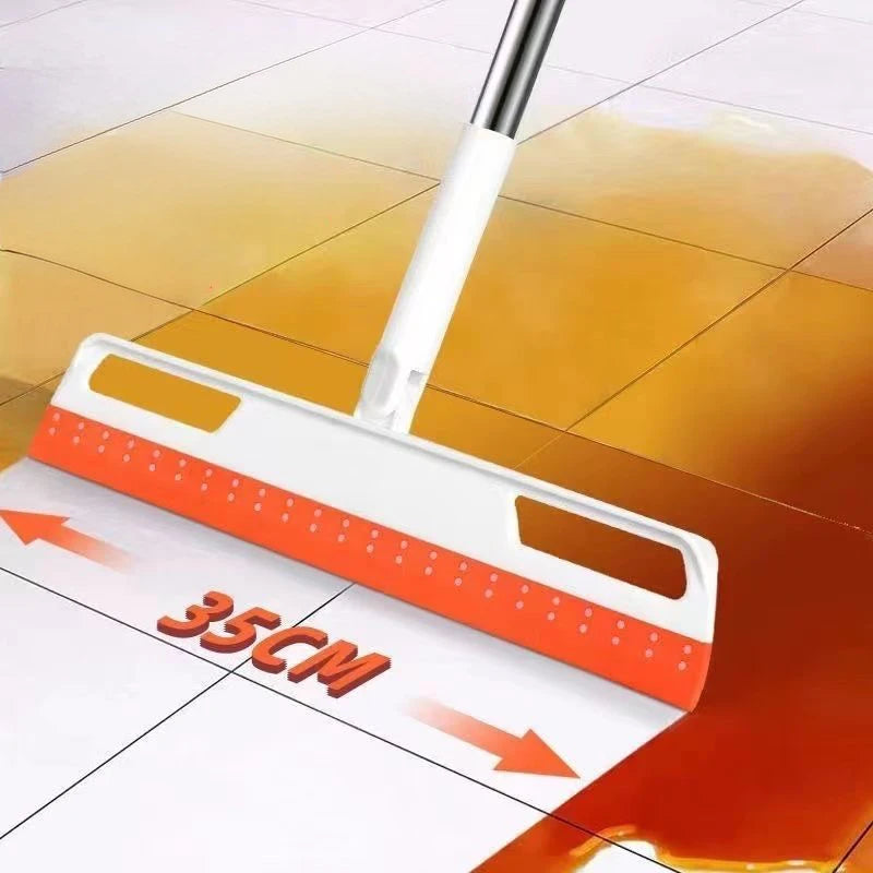 Silicone Scraper Broom Magic Wiper Place Glass Floor Mop Household