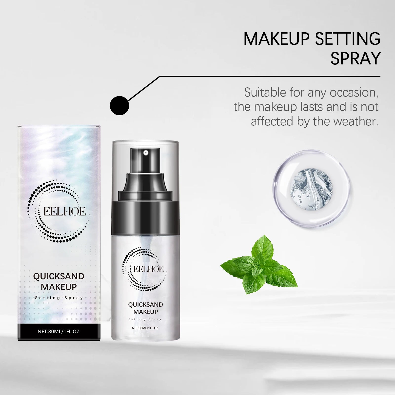 Setting Spray - Help Improve Makeup Longevity, Moisturize, Control Oil, Fresh Look, Lightweight, Prevent Makeup Failures Zpaxo