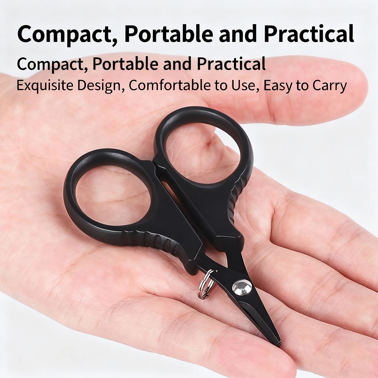 Titanium Stainless Steel Fishing Scissors – PE Braid Line Cutter