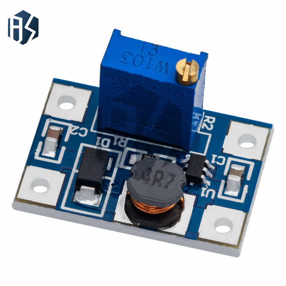 1/5PCS SX1308 DC-DC Boost Module – 2-24V to 2-28V 2A Adjustable, DIY Power Supply Compatible Zpaxo