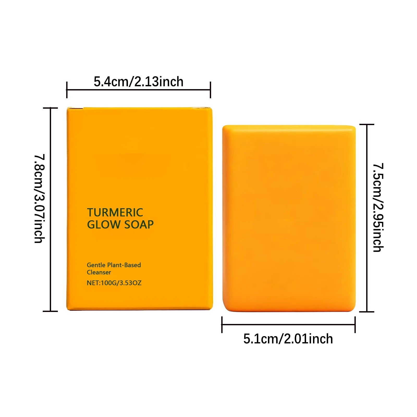 Turmeric Glow Soap – Dark Spot & Brightening Bar Brightening Bar Soap Zpaxo