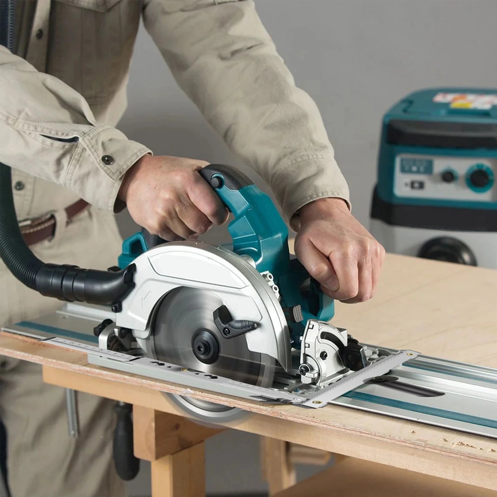 Cutting Machine Edge Guide Positioner Stainless Steel Multifunctional Cutting Machine Safety Woodworking Table Saw Circular Saw Zpaxo