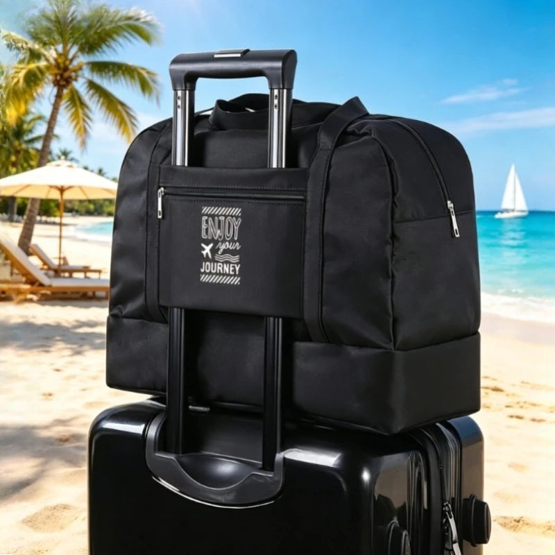 Stylish Folding Travel Bag Large Capacity Carry-on Organizer Multiple
