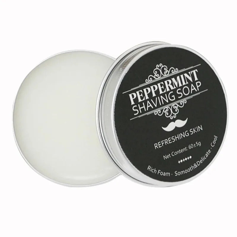 XMSJ Mint Shaving Soap – Gentle Men's Shave Cream 60g Men's Shaving Soap Zpaxo
