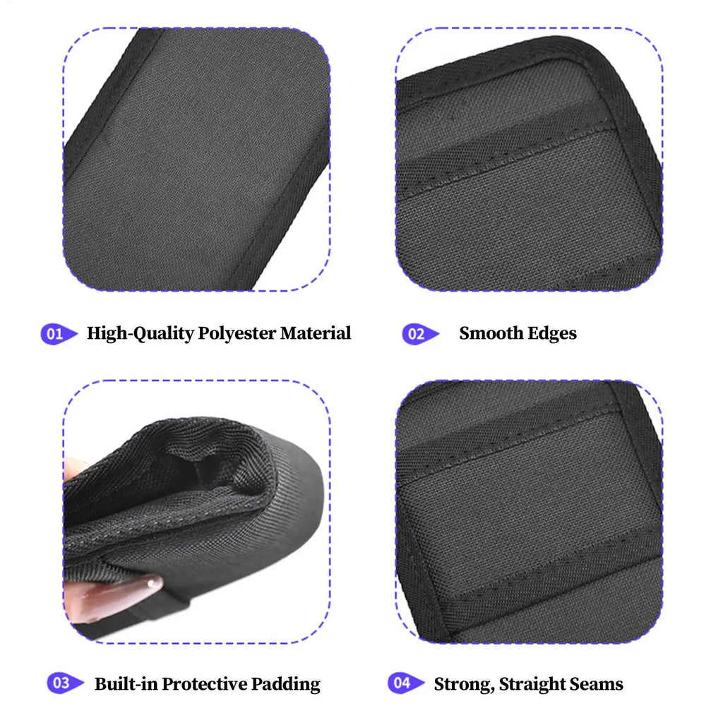 2-Pack Ratchet Strap Protectors Polyester Protective Pad Tie Down