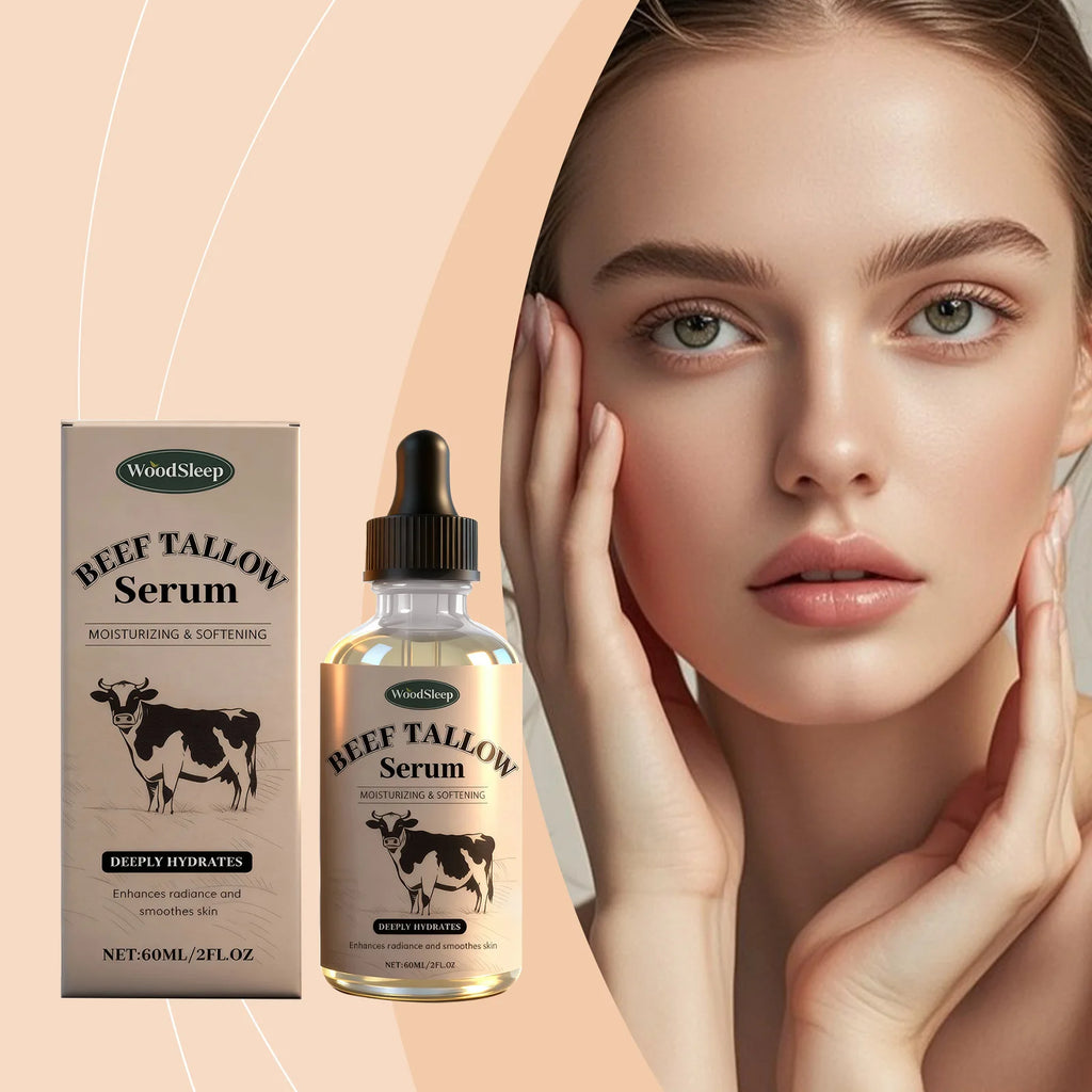 Beef Tallow Serum Moisturizing Repair Brighten Hydrating Face Anti Aging Dark Spot Barrier Essence Remover Shrink Pore Whitening Zpaxo