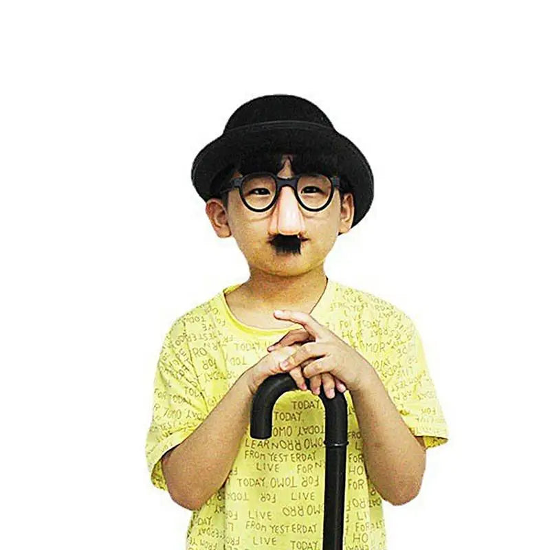 Halloween Disguise Glasses Mustache Funny Big Nose Festival Supplies
