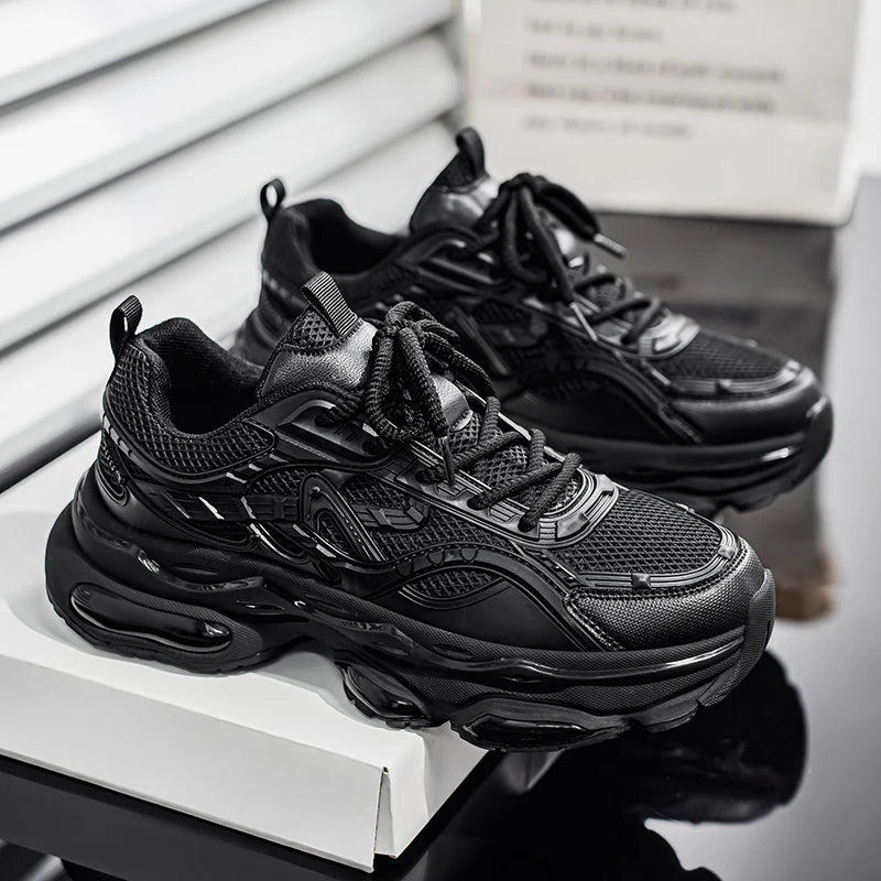 Men's Casual Sneakers Luxury Trainer Shoes Breathable Race Running