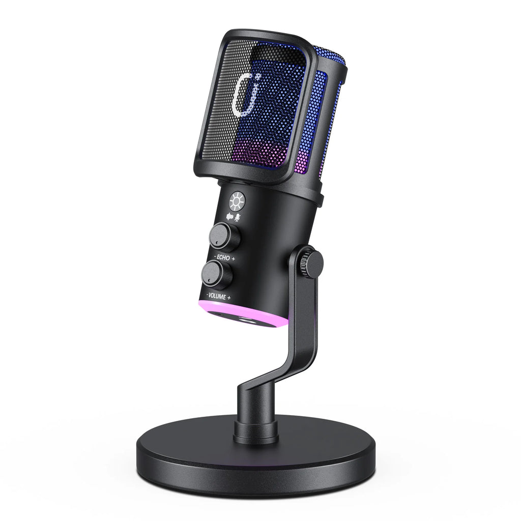 USB XLR Dynamic Microphone Podcast Recording Computer Gaming