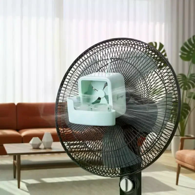 Electric Fan Cooling Storage Box Ice Fast Portable Household Hanging Zpaxo
