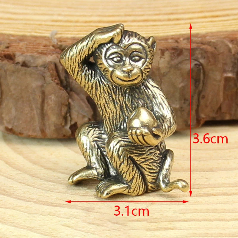 Home Decoration Craft Accessories Solid Pure Brass Butterfly Figurines Miniatures Desktop Ornament Antique Copper Insect Statue Zpaxo A09