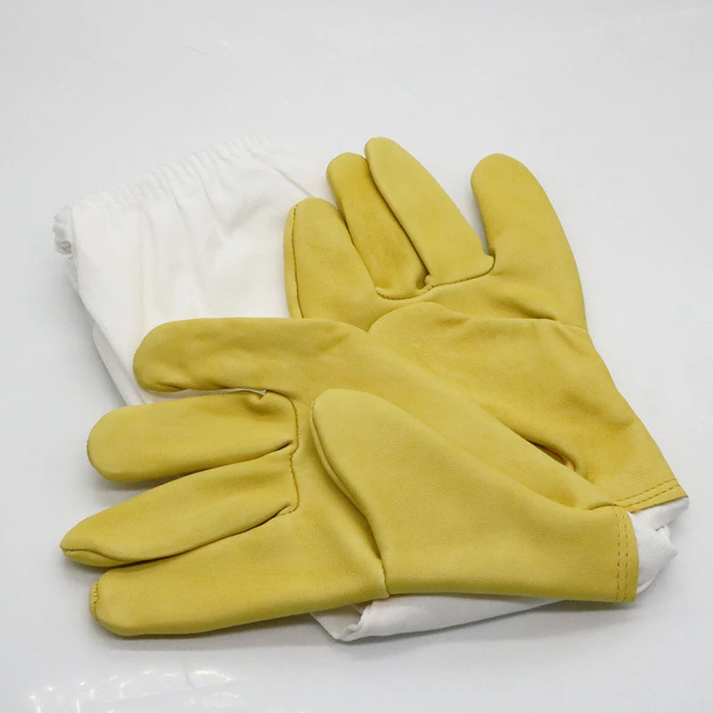 Beekeeping Gloves Sheepskin Anti-bee Anti-sting Professional