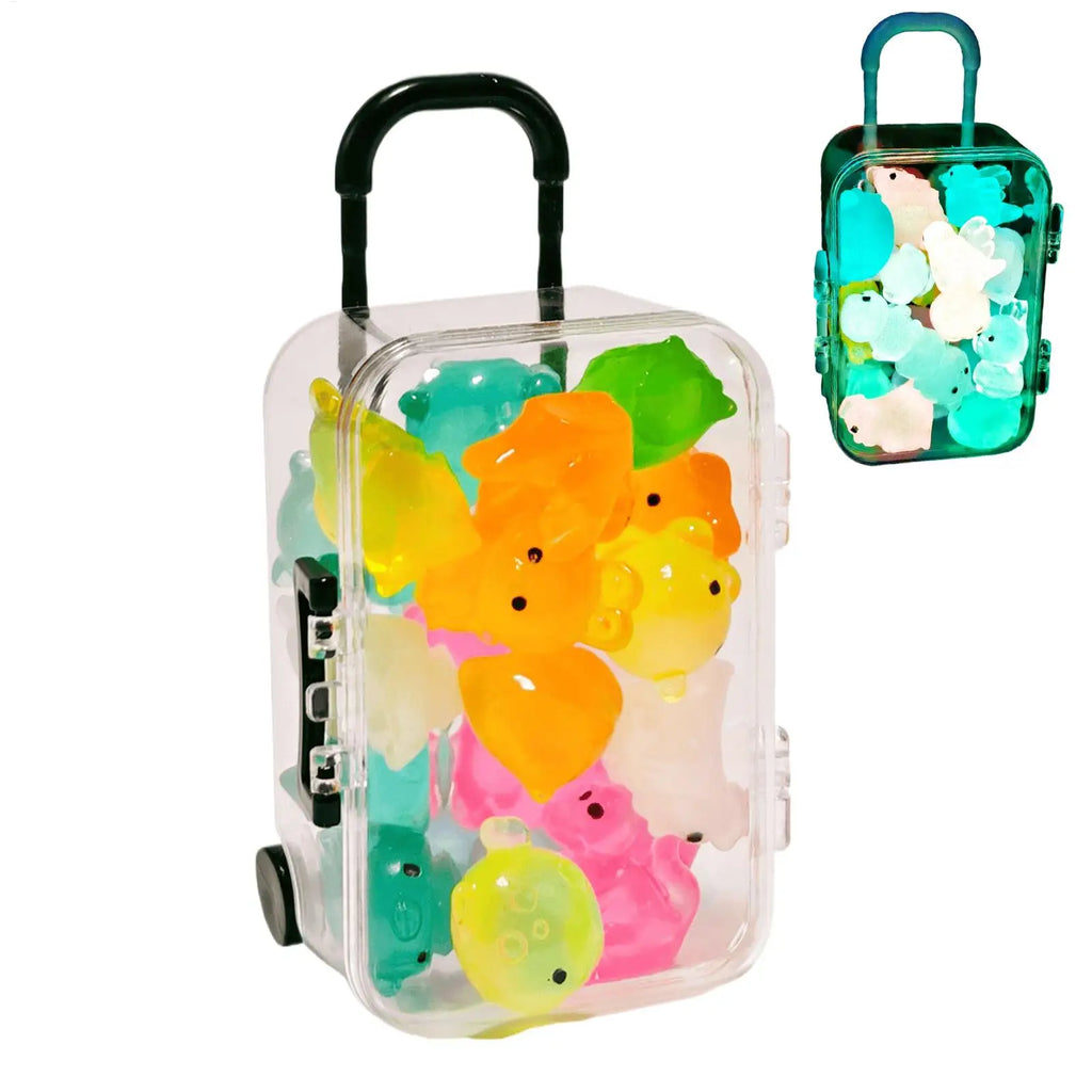 Mini Luminous Resin Animals Glowing Tiny Figurines Miniature Fairy
