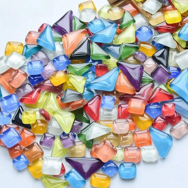Colorful Bulk Crystal Mosaic Art Diy Glass Tile Craft Ceramic Tiles