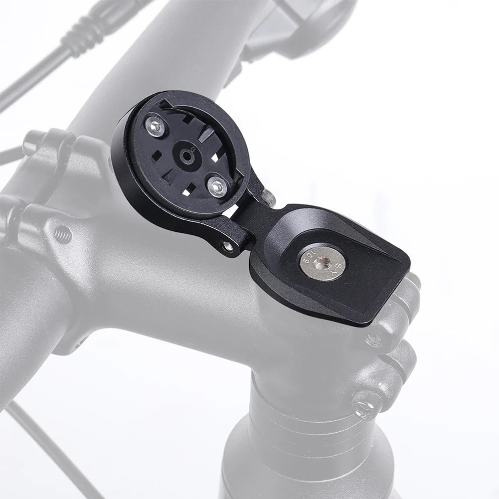 Bike Computer Mount Adjustable Bicycle Stem Holder Aluminum Alloy