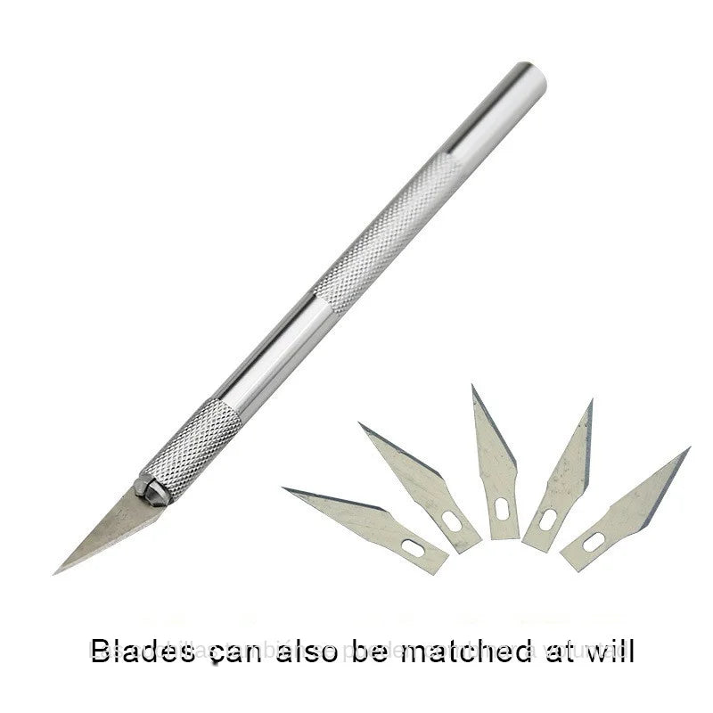 Non-slip Metal Carving Scalpel Knife Tool Paper Cutter Engraving