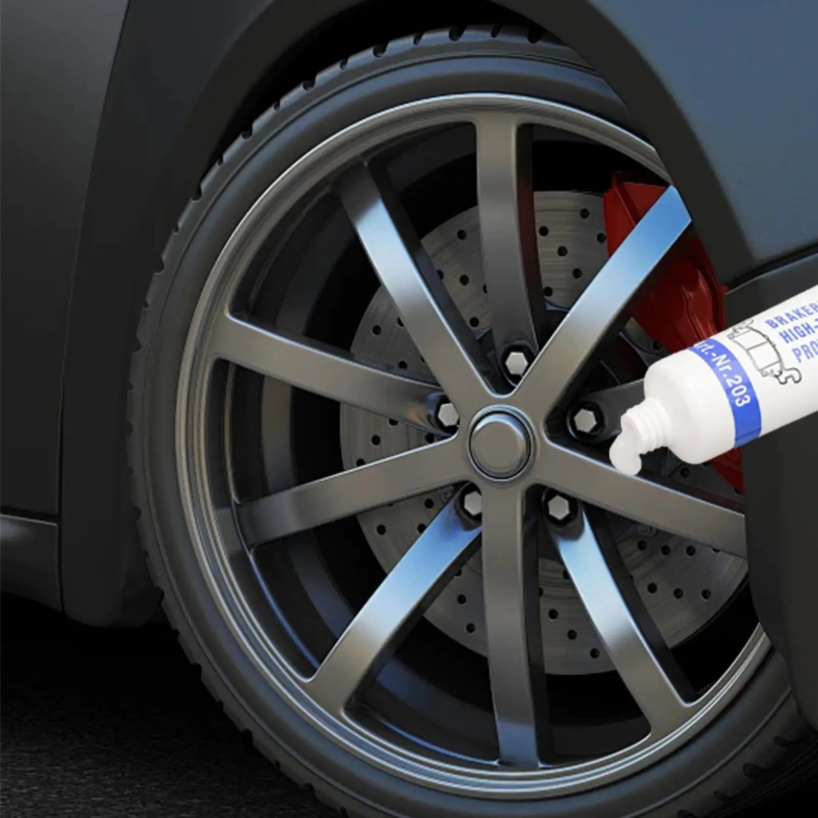 Brake Pads Grease Stable Wide Temperature Range Brake Grease Long Lasting for Automotive Assembly Lubricants Zpaxo