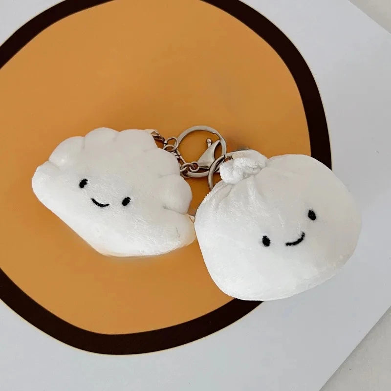Dumpling Key Chain Pendant Creative Cute Little Doll Plush Toy Bag