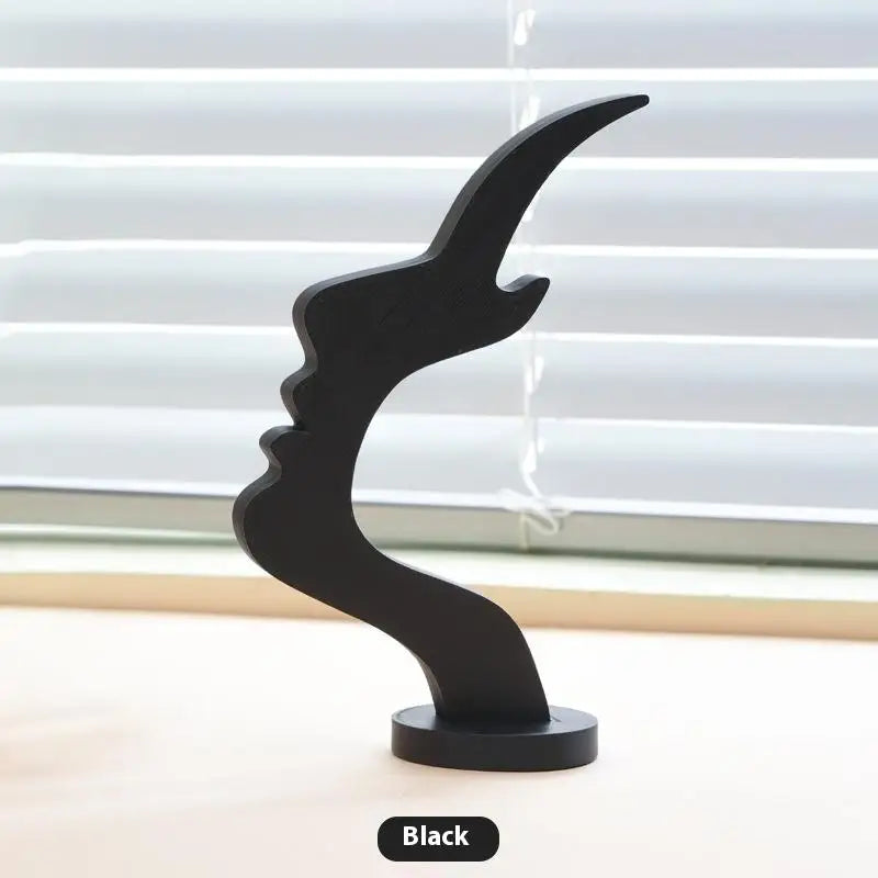 CM1Pc Human Side Face Interesting Simple Glasses Stand Bar Shape