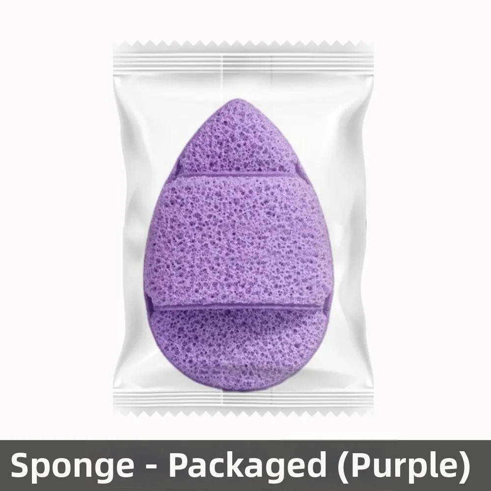 Thick Exfoliating Cleansing Puff Sponge Reusable Blackhead Removal Zpaxo Purple-1pc