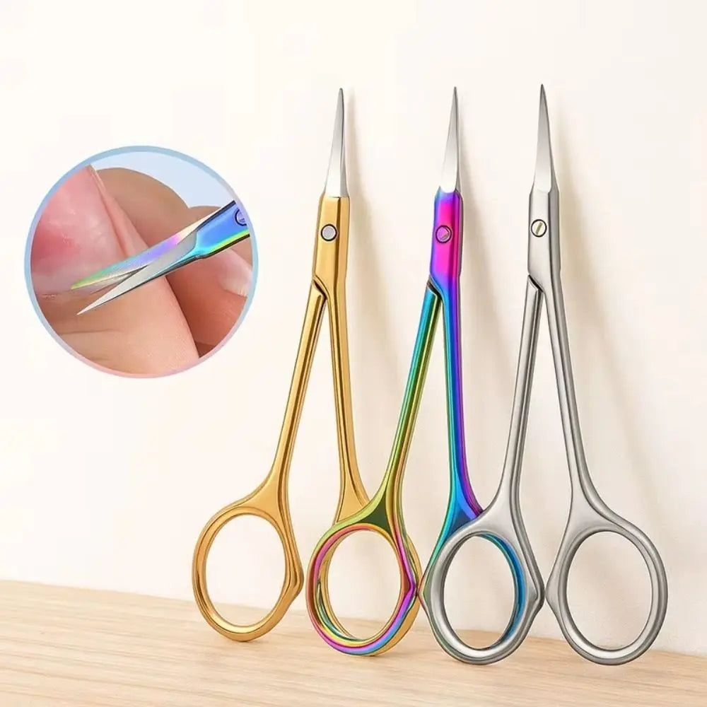 Professional Stainless Steel Cuticle Clipper Fine Curved Small Dead Zpaxo