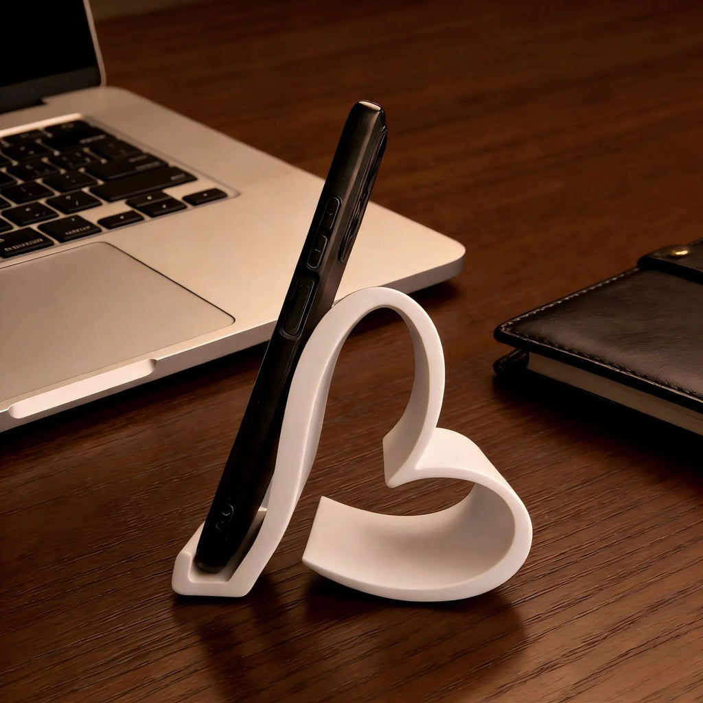 Creative 3D Printed Heart-shaped Universal Mobile Phone Stand Home Zpaxo