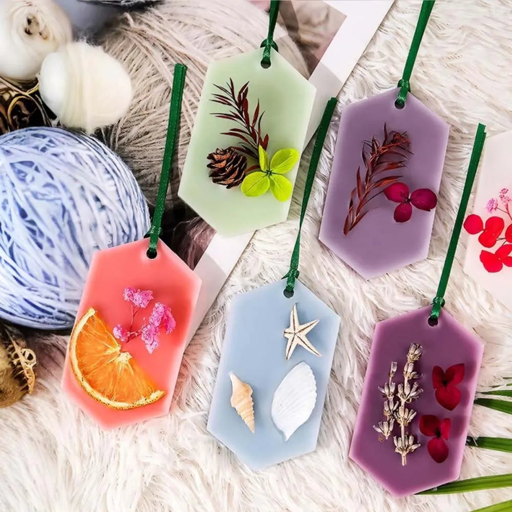 Silicone Wax Sachet Mold – DIY Air Freshener & Epoxy Cast Silicone Craft Mold Zpaxo