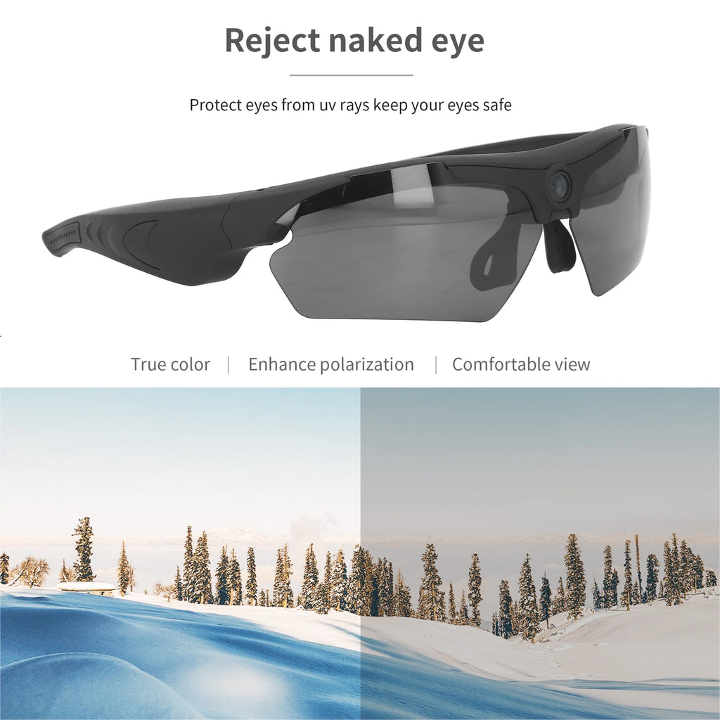 Camera Glasses Video Sunglasses 1080P Full HD Recording Shooting