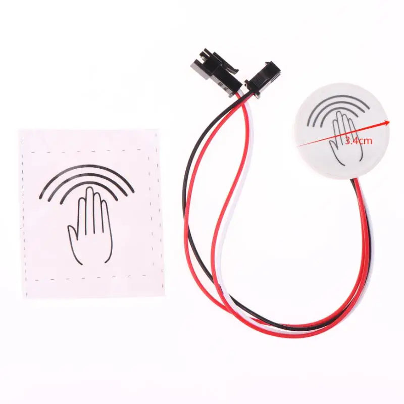 2Pin Partition Touch Sensor Switch Dimmer Hand Sweep Controller Zpaxo
