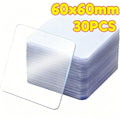 Extra Strong Self-adhesive Double Sided Tape for Wall Decoration Panels Square Wall Stickers Patch for Home Bathroom Seamless Zpaxo 60x60mm30PCS