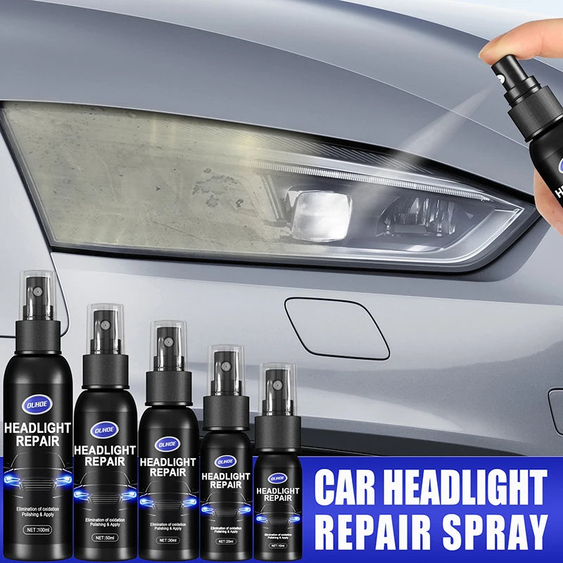 Headlight Restoration Spray Car Repair Refurbishment Agent Scratches Zpaxo