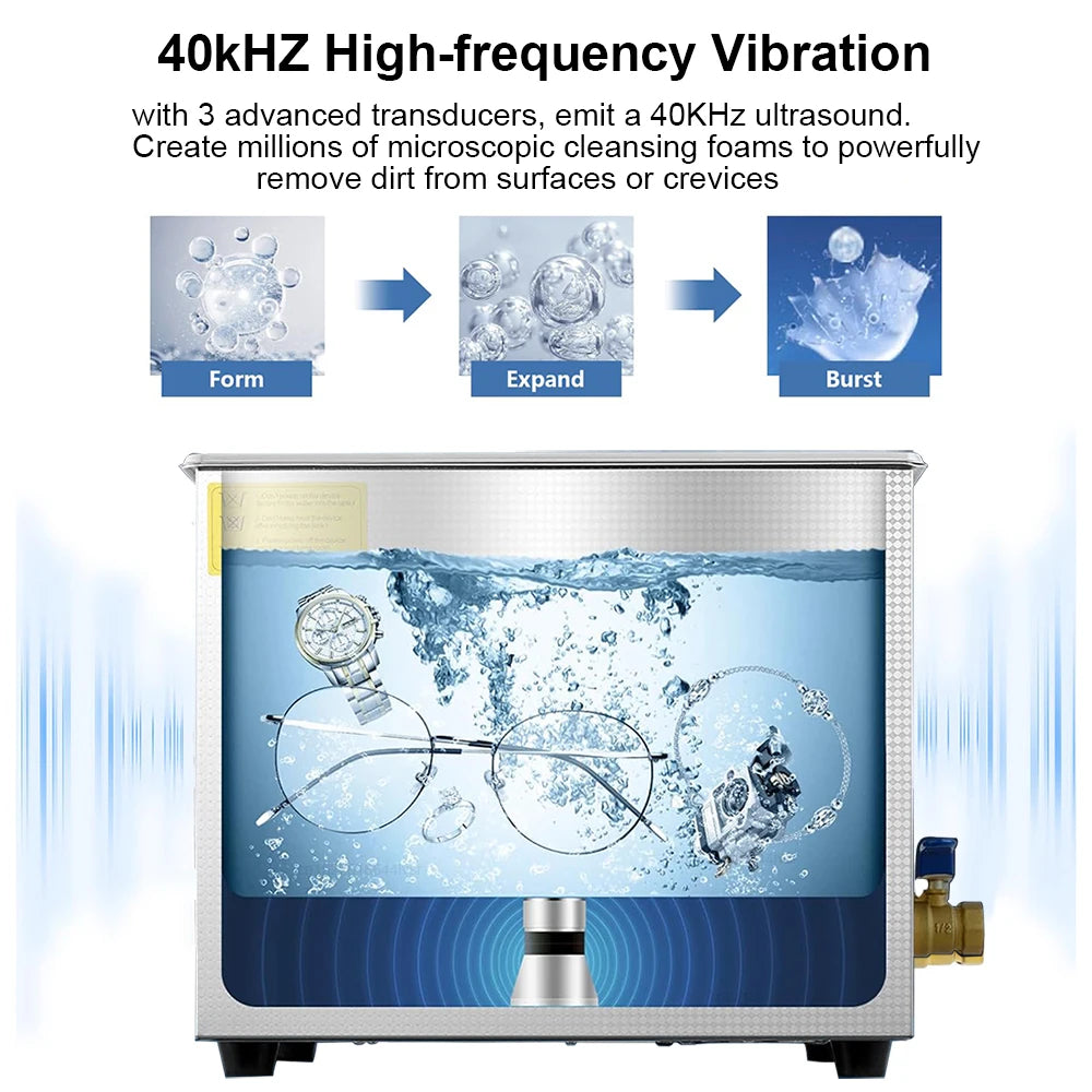 Ultrasonic Cleaner Heated Portable Lave-dishes Washing Machine
