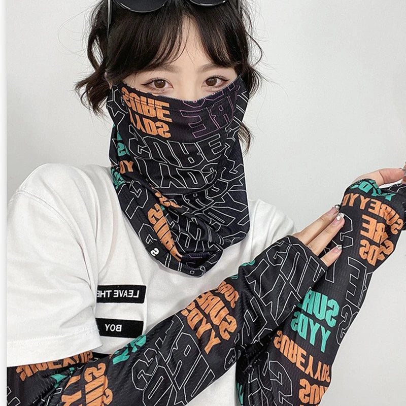 UV Block Face Neck Mask – Outdoor Sun Protection Scarf