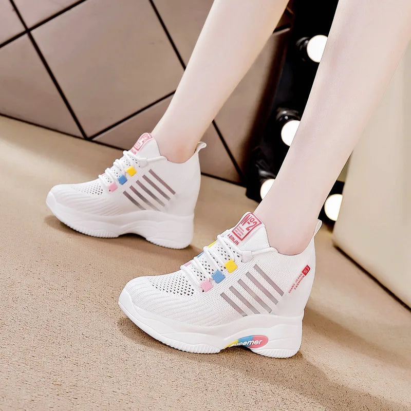 2026 Spring Summer Women Shoes Versatile Thick Sole Platform Hidden Zpaxo