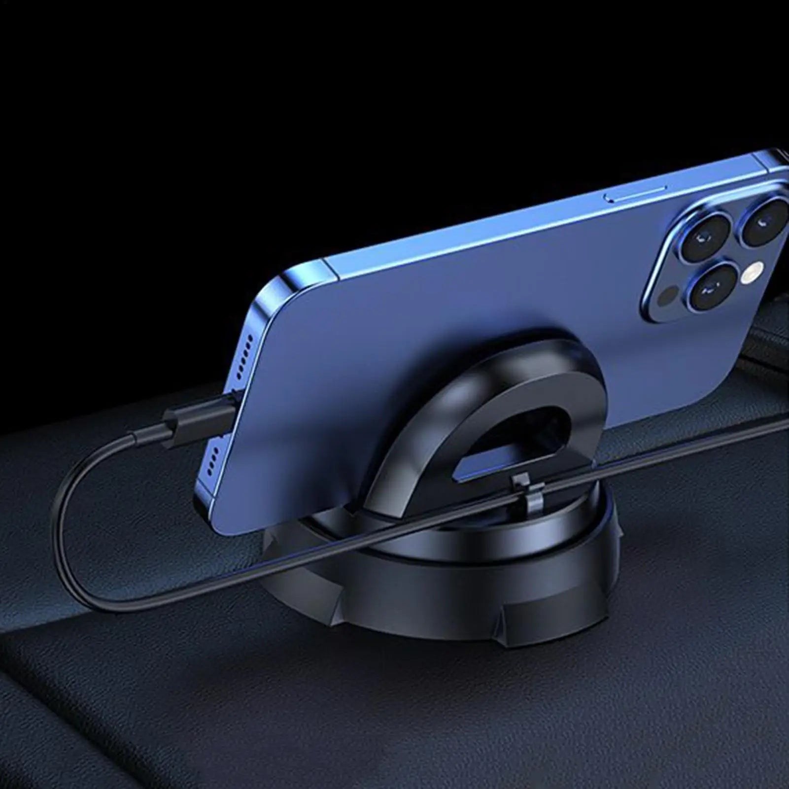 Phone Mount for Car 360 Degrees Rotatable Dashboard Phone Holder Strong Adsorption Automobile Cradles for GPS Direction Music Zpaxo