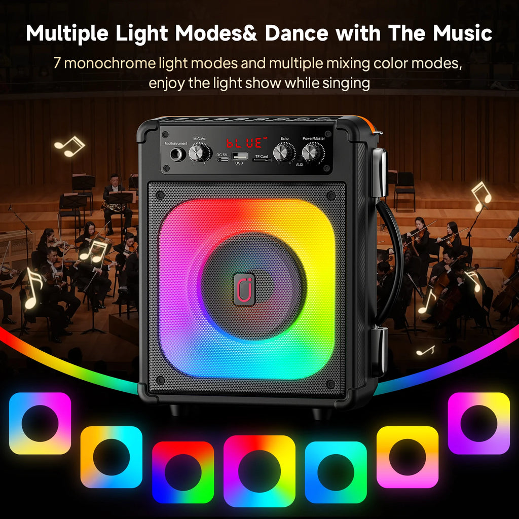 Tx06Karaoke Bluetooth Speaker Microphone High-power Karaoke Outdoor