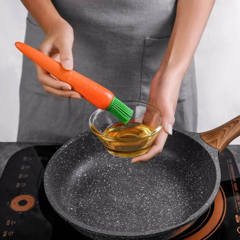 Carrot Silicone Basting Brush – BBQ & Pastry Oil Brush Silicone Basting Brush Zpaxo